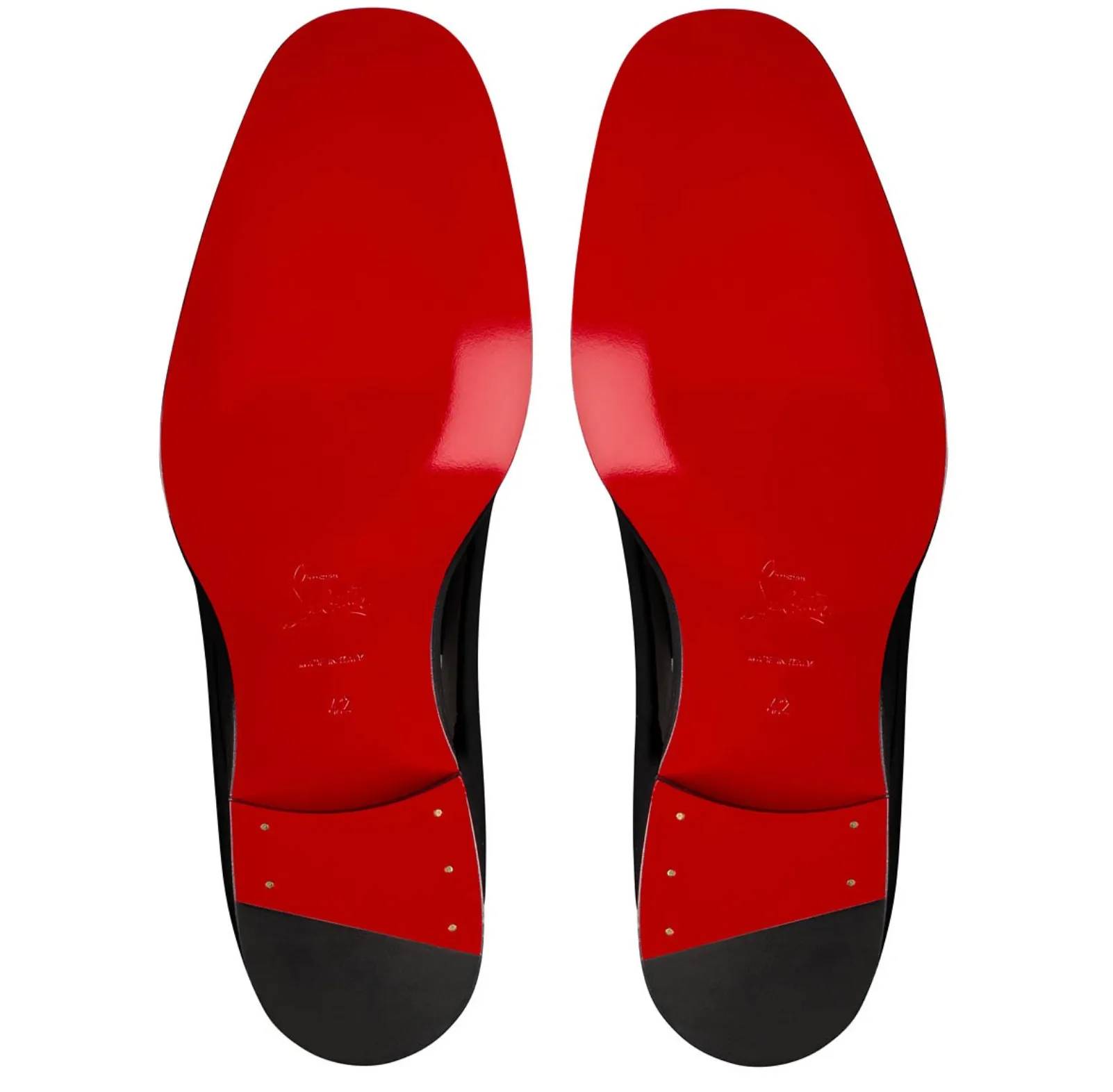 $1,145 CHRISTIAN LOUBOUTIN - *CORTEO* Black Patent Leather Oxfords - 10 US (43EU)