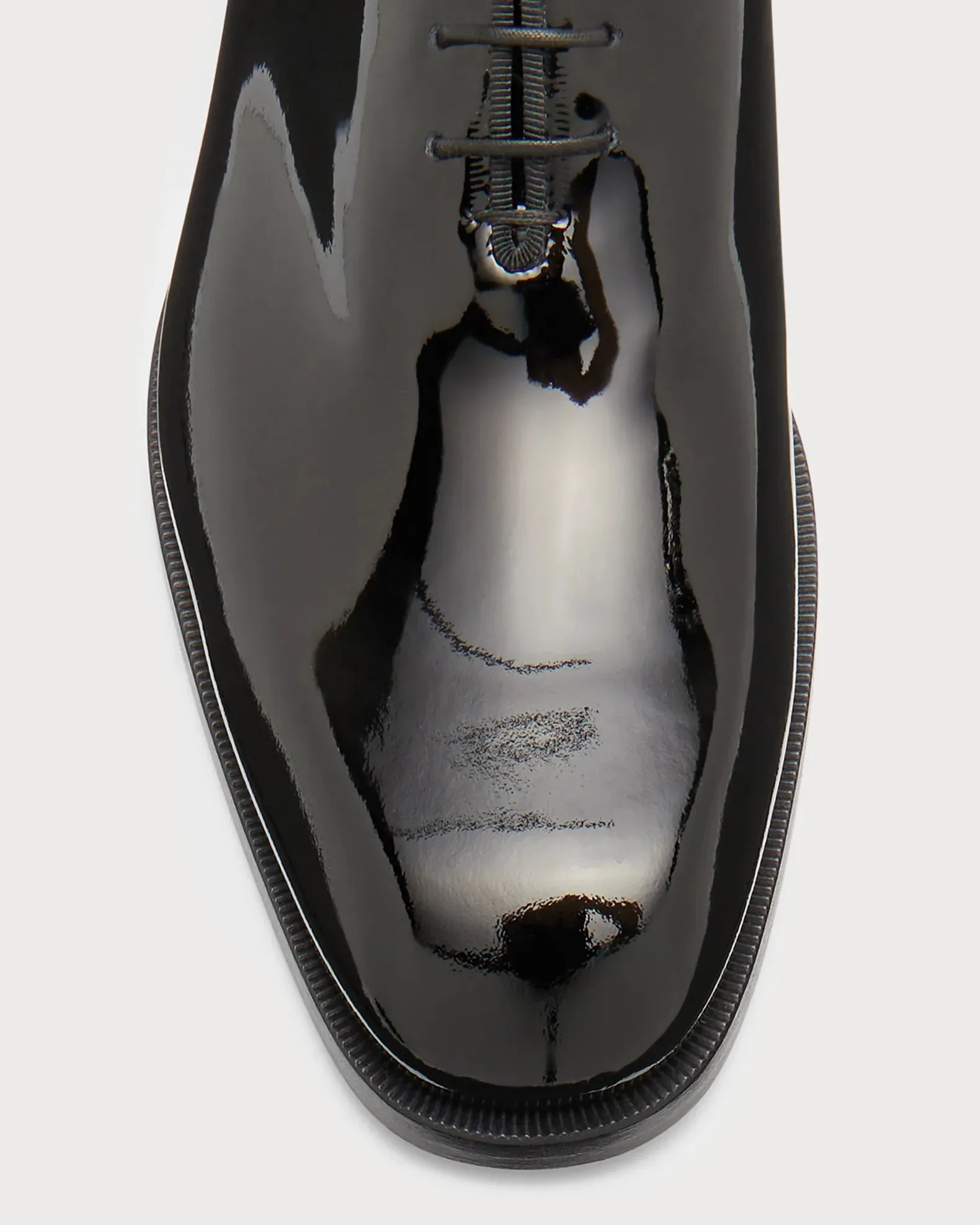 $1,145 CHRISTIAN LOUBOUTIN - *CORTEO* Black Patent Leather Oxfords - 10 US (43EU)