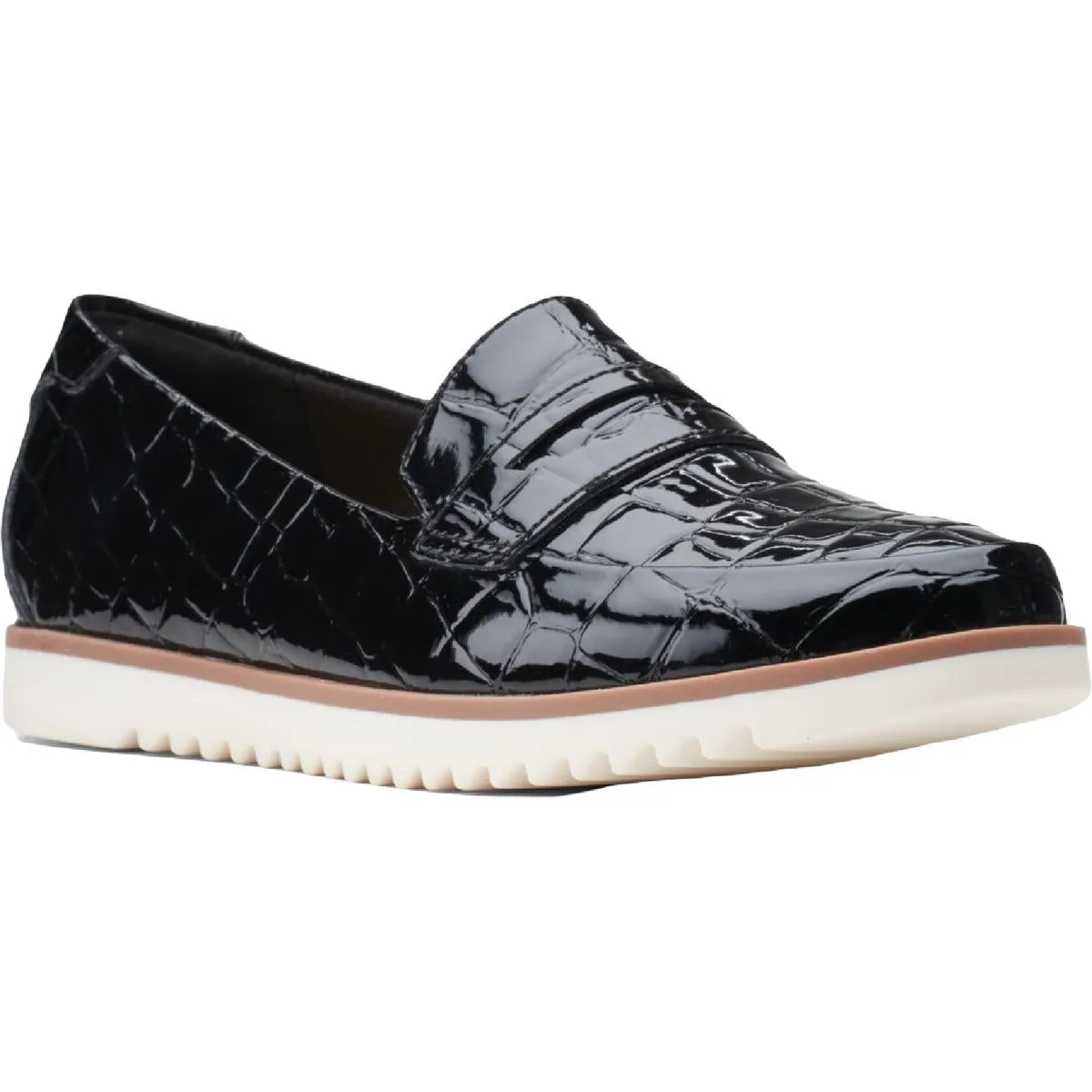 Clarks Womens Serena Terri  Padded Insole Loafers