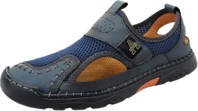 Closed Toe Mesh Hollow Out Breathable Lightweight Trail Walking Shoes Women's Sport Athletic Sandals Outdoor Hiking Sandals Casual Sandals Water Shoes