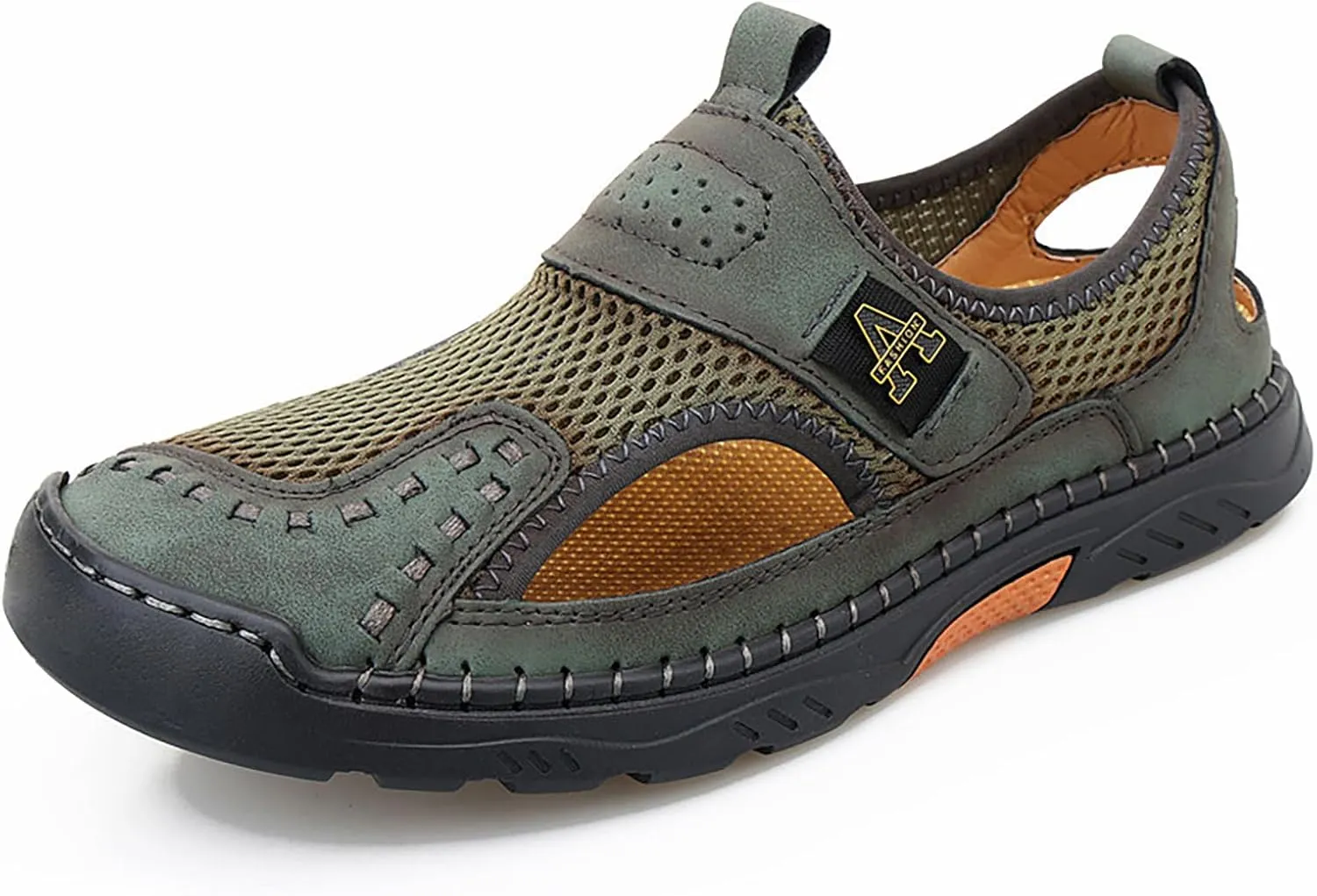 Closed Toe Mesh Hollow Out Breathable Lightweight Trail Walking Shoes Women's Sport Athletic Sandals Outdoor Hiking Sandals Casual Sandals Water Shoes