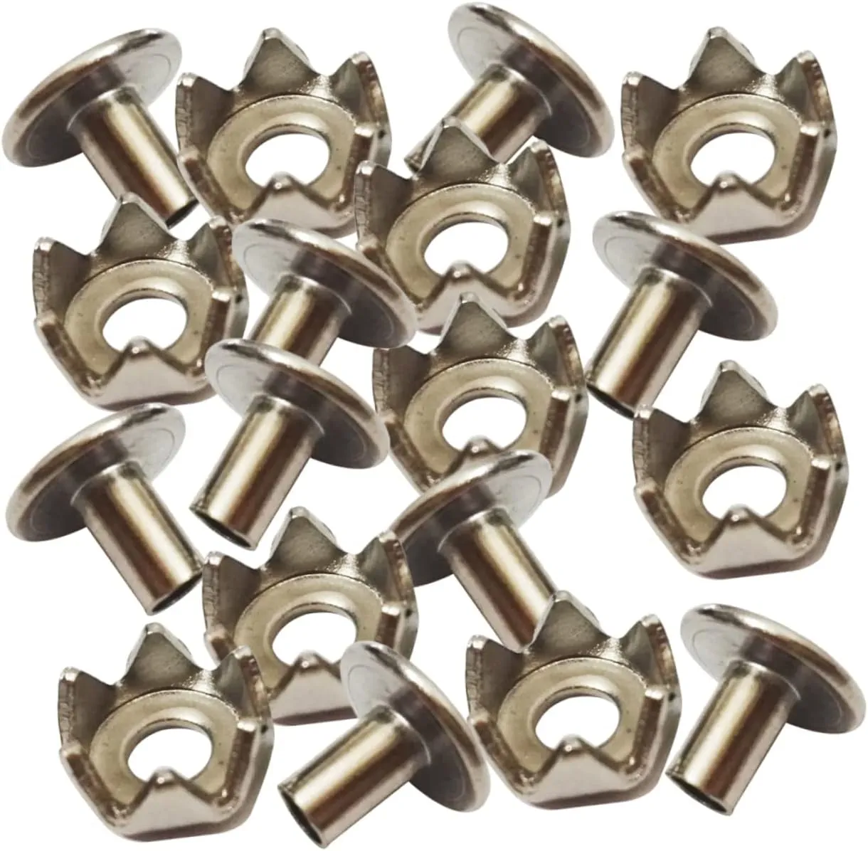 Ice Shoes Grippers for Snow Boots Pcs Non-Skid Cleats Portable Climbing Crampon Wear-Resistant Stainless Steel Studs