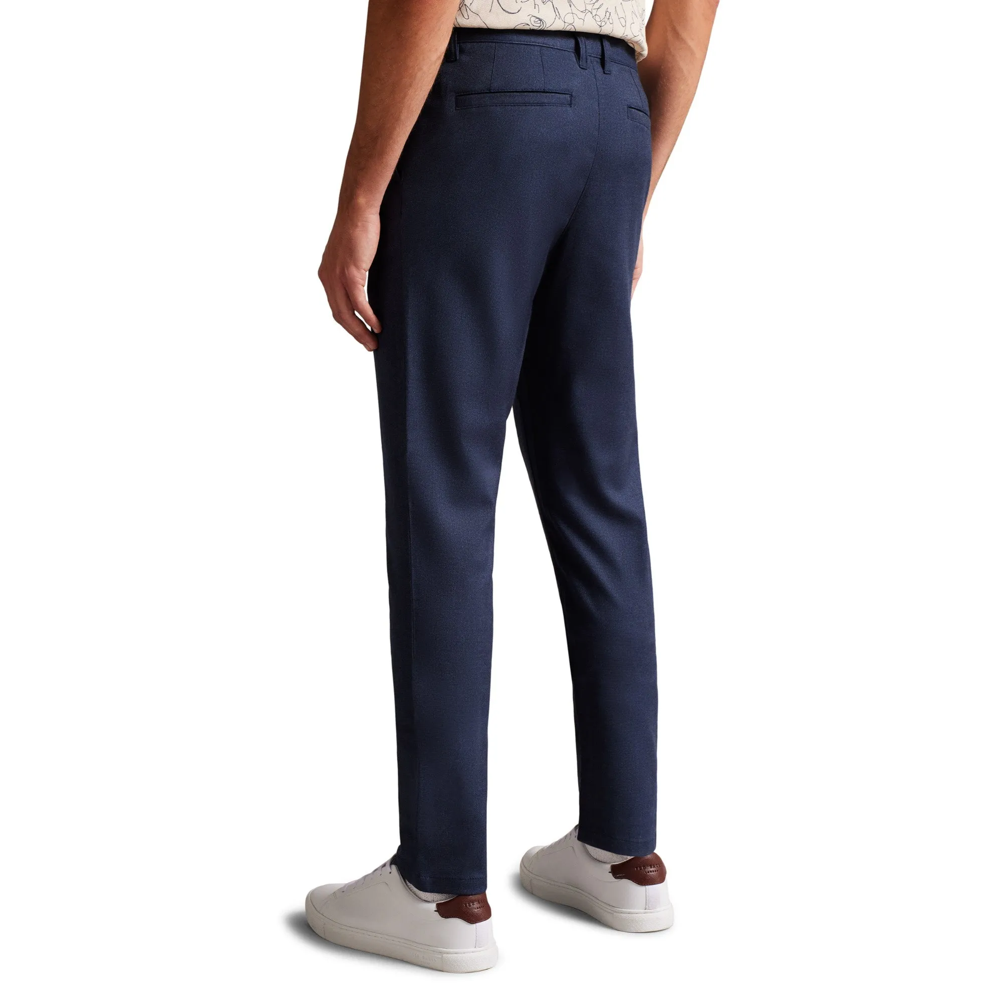 Men Mmt-Baren-Irvine Fit Textured Trs - Navy