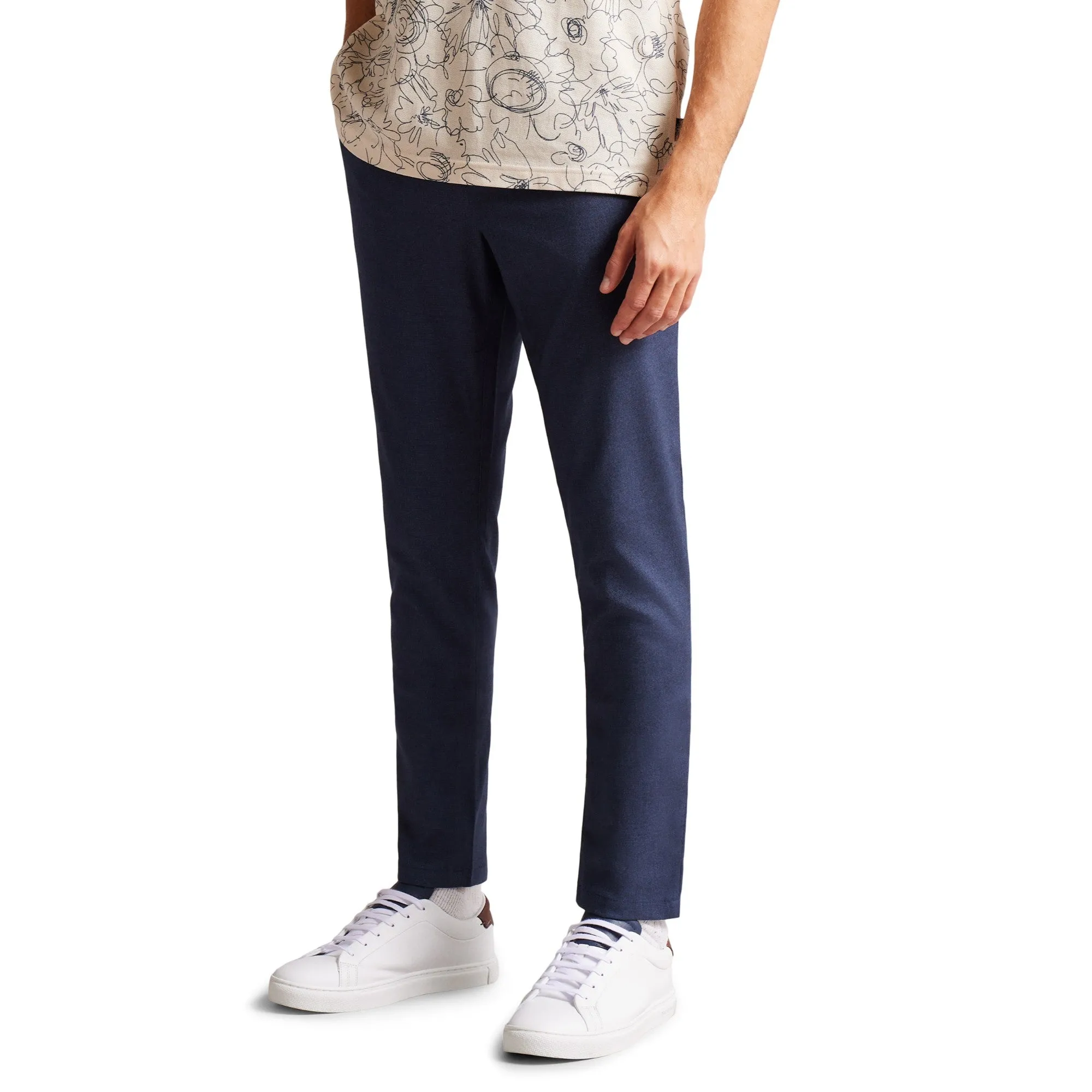 Men Mmt-Baren-Irvine Fit Textured Trs - Navy