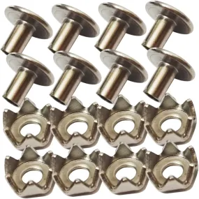 NOLITOY 100pcs Ice Cleat Spikes for Men's Snow Shoes Non-Slip Outdoor Crampons Shoes Pegs