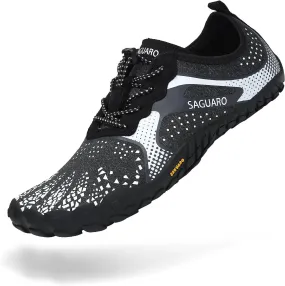 SAGUARO Womens Mens Barefoot Shoes Minimalist Trail Runner Wide Toe Box Zero Drop Outdoor Cross Training Shoe