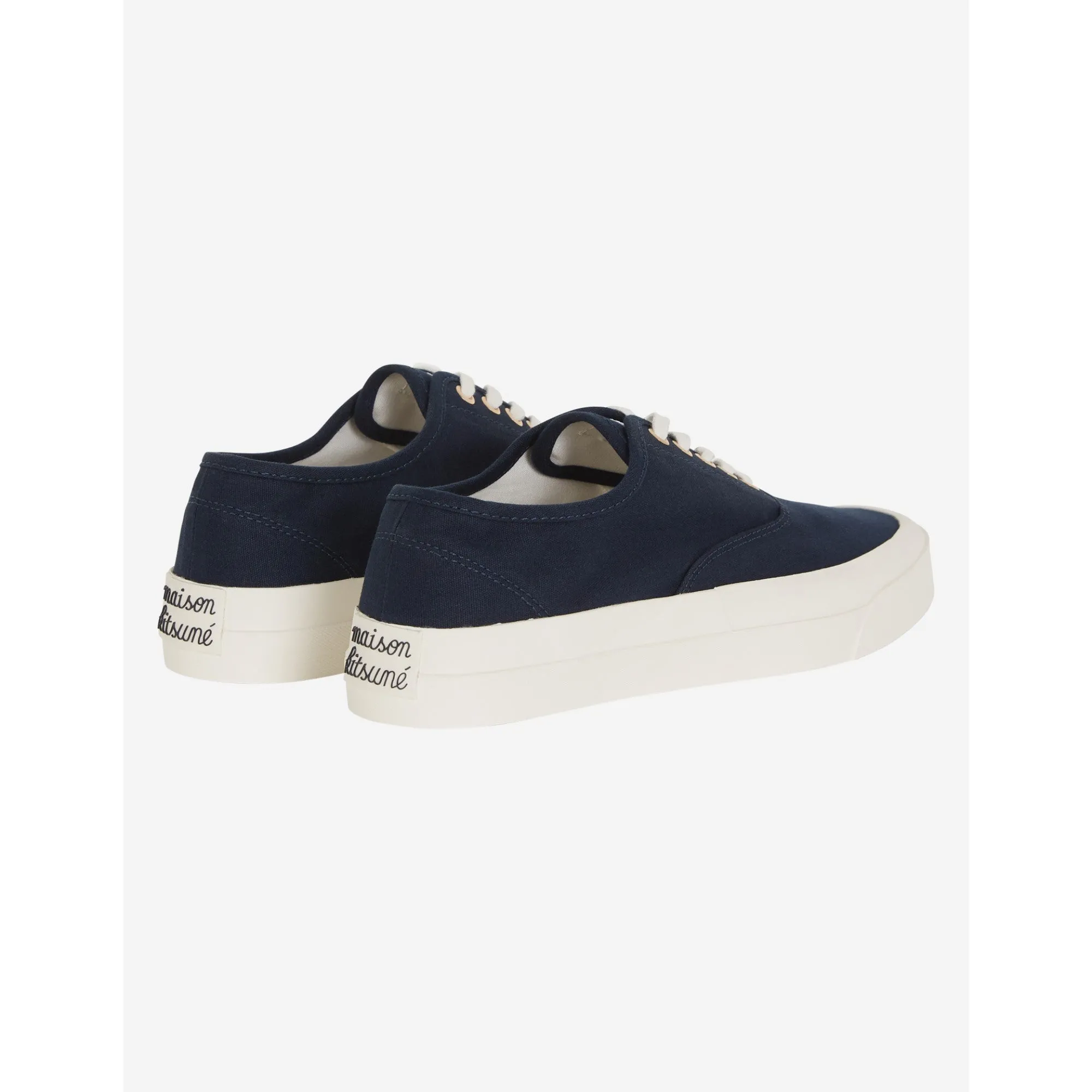 Unisex Canvas Laced Sneaker - Navy