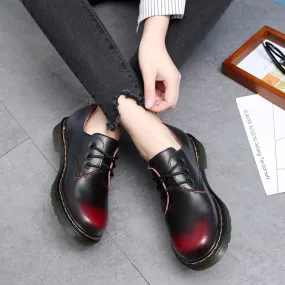 Women's Spring & Autumn Leather Oxfords